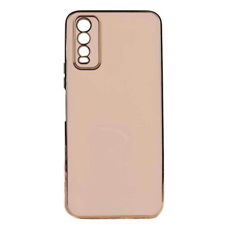 Smcase VİVO Y20s Kılıf Kamera Korumalı Lazer Bark Silikon