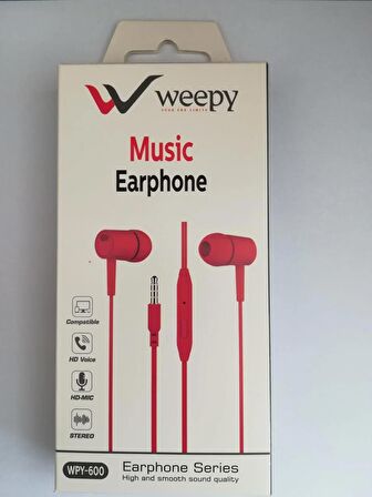 Weepy Music Earphone (Kulaklık)