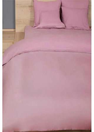 Gül Kurusutek Tek Kişilik Pamuklu Nevresim Takımı Lastikli Çarşaf