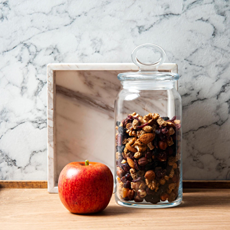 Paşabahçe 96761 Vakumlu 1.130 ml Cam Kavanoz Seti 3'lü