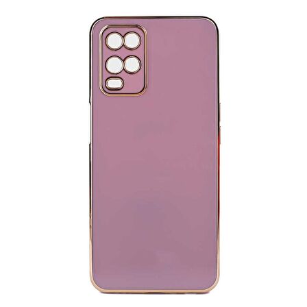 Smcase Oppo A54 4G Kılıf Kamera Korumalı Lazer Bark Silikon