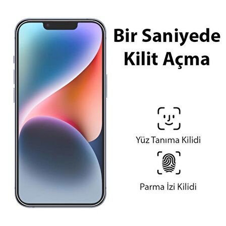 Coofbe 0.3mm 9H HD Full Kaplama Parmak İzi Bırakmaz İphone 15 Plus Ekran Koruyucu Darbe Emici