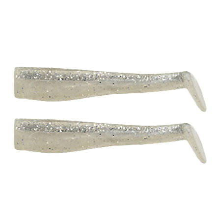 JLC Alevin 8.5cm 5gr #07 Silver Pearl Silikon Kuyruk (2 Adet)