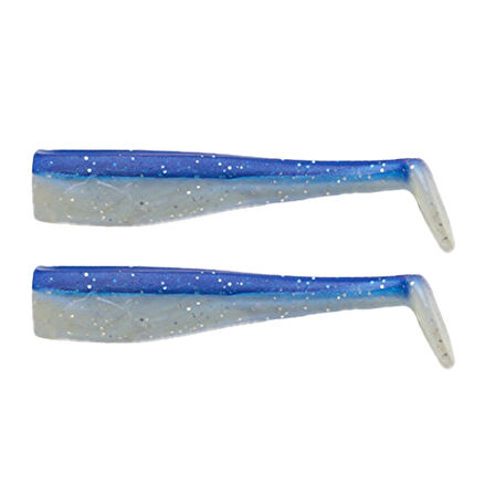 JLC Alevin 8.5cm 5gr #11 Real Blue Silikon Kuyruk (2 Adet)