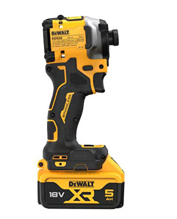 Dewalt DCF850P2T 18V 5.0AH Li-ion Kömürsüz Çift Akülü Darbeli Tornavida