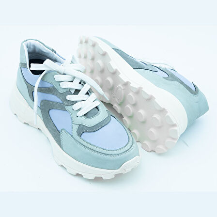 +7,5 cm Boy Uzatan Gizli Topuklu Kadın Spor Ayakkabı Çok Renkli Sneaker