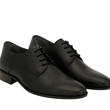 Alfa %100 Deri Damatlık Erkek Ayakkabı 7 Cm Gizli Topuklu Boy Uzatan - Mat/Rugan