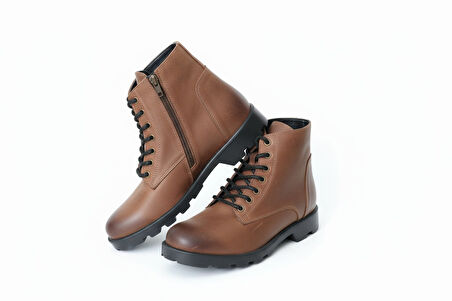 Elevold RAVN Erkek Hakiki Deri Postal Bot – El Yapımı +7 cm Gizli Topuklu Boy Uzatan