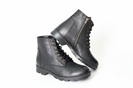 Elevold RAVN Erkek Hakiki Deri Postal Bot – El Yapımı +7 cm Gizli Topuklu Boy Uzatan