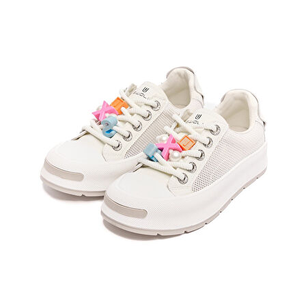 Bağcıklı Fileli Günlük Kadın Sneaker 