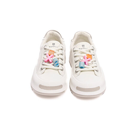 Bağcıklı Fileli Günlük Kadın Sneaker 