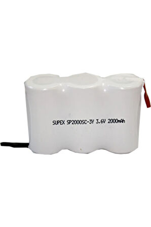 3.6v 2000 Mah 3lü Yanyana Süpürge Pili