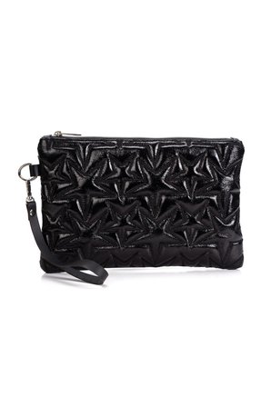 2'li Çanta Paketi Yıldız Desenli Portföy El Çantası Bilek Askılı Clutch Çanta