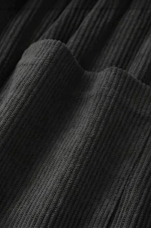 Erkek Fitilli Kadife Oversize Şort Rahat Kalıp