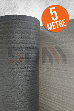 5 Metre 3mm Kalın Tabak Arası Bardak Sarma Cam Sarma Şiltesi Taşınma Ambalaj Malzemesi Gri 30 Cm