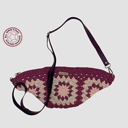 Uretti - Sennur 9694 El Yapımı Motifli Kadın Çanta - Çok Renkli