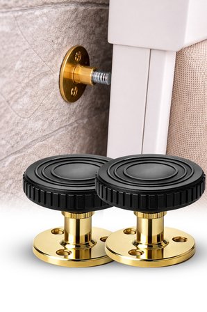 2li Set Yatak Başlık Sabitleyici  2 Vidalı Ayarlanabilir Baza Duvar Aparatı Ses Önleyici 3.3-4.3 cm