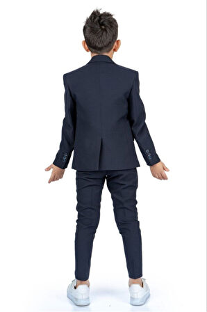 Erkek Çocuk Gofre Ceket Pantolon Tişört Spor Takım Elbise