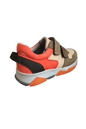 OrtopedikAL 3880 Rakerplus Hakiki Deri Kum Rengi Çocuk Sneakers Spor Ayakkabı Cırtlı