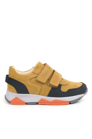 OrtopedikAL 3880 Rakerplus Hakiki Deri Sarı Siyah Çocuk Sneakers Spor Ayakkabı Cırtlı