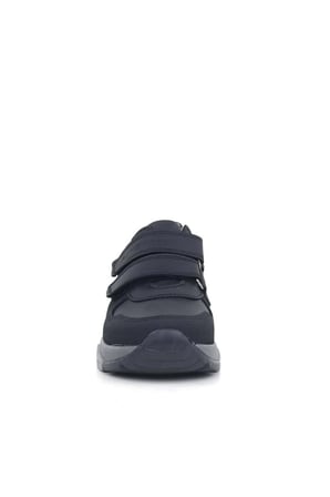 OrtopedikAL 3880 Rakerplus Hakiki Deri Siyah Çocuk Sneakers Spor Ayakkabı Cırtlı