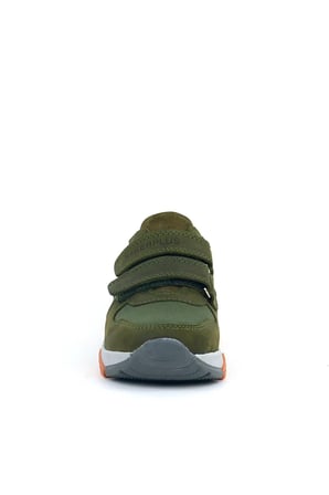 OrtopedikAL 3880 Rakerplus Hakiki Deri Haki-Yeşil Çocuk Sneakers Spor Ayakkabı Cırtlı