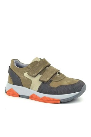 OrtopedikAL 3880 Rakerplus Hakiki Deri Kahve-Kahve Çocuk Sneakers Spor Ayakkabı Cırtlı
