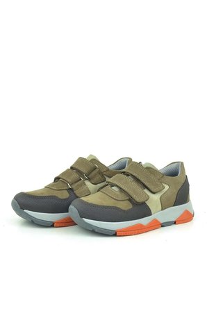OrtopedikAL 3880 Rakerplus Hakiki Deri Kahve-Kahve Çocuk Sneakers Spor Ayakkabı Cırtlı
