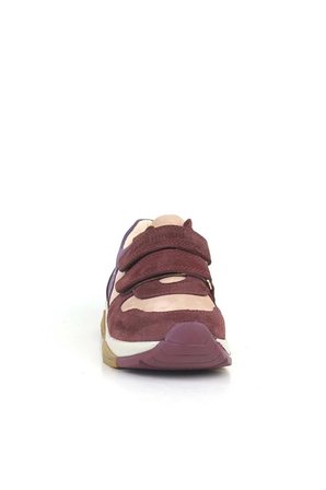 OrtopedikAL 3880 Rakerplus Hakiki Deri Bordo Pembe Mor Çocuk Sneakers Spor Ayakkabı Cırtlı