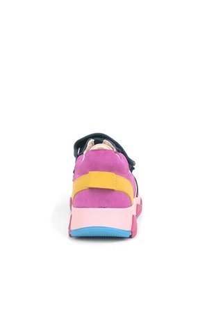 OrtopedikAL 3880 Rakerplus Hakiki Deri Lacivert Pembe Çocuk Sneakers Spor Ayakkabı Cırtlı