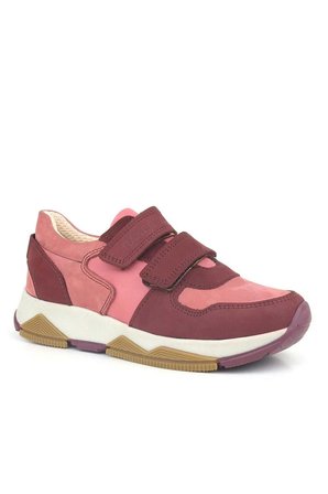 OrtopedikAL 3880 Rakerplus Hakiki Deri Bordo Pembe Çocuk Sneakers Spor Ayakkabı Cırtlı