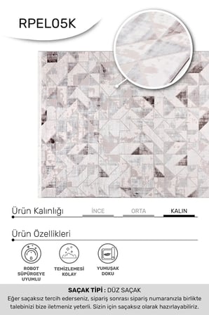 ANATOLIA HALI / ETNA-Krem/Kahve - Özel Ölçü-Salon, Oturma Odası ve Koridor Halısı