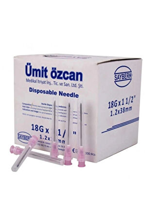 Tek Kullanımlık Pembe Iğne Ucu 