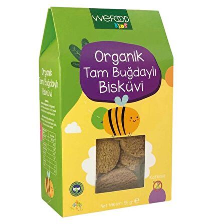 Organik Tam Buğdaylı Bisküvi 55 gr