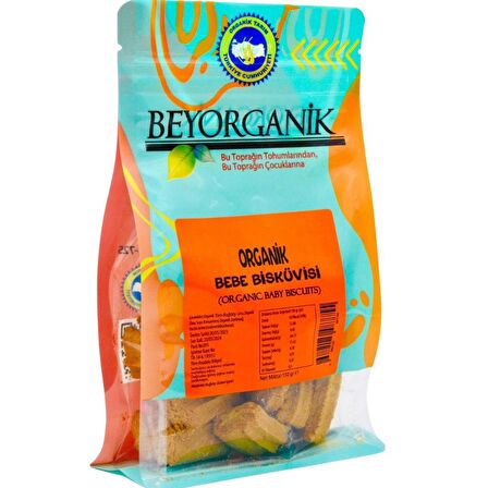 Organik Bebek Bisküvisi 150 gr