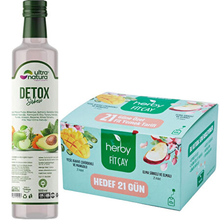 Fit İkili (Detoks Sirkesi 500 ml ve Fit Çay Hedef 21 Gün)