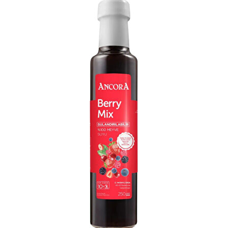 Ancora Sulandırılabilir Meyve Suyu - Berry Mix 250 ml