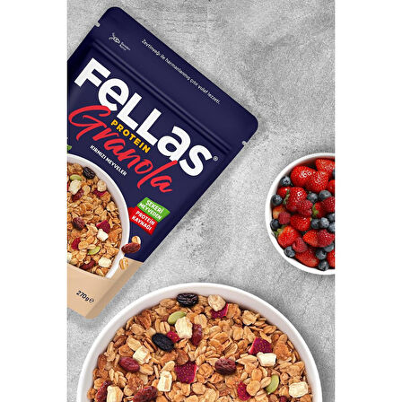 Protein Granola - Kırmızı Meyveler 270 g