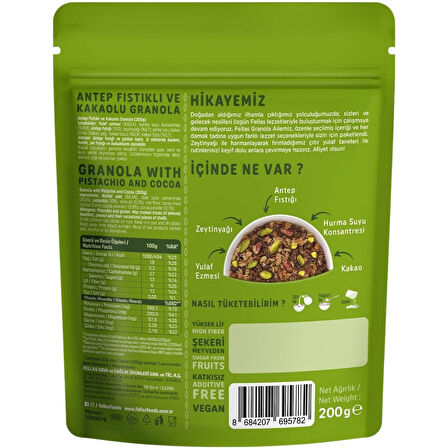 Granola - Antep Fıstığı & Kakao 200 g