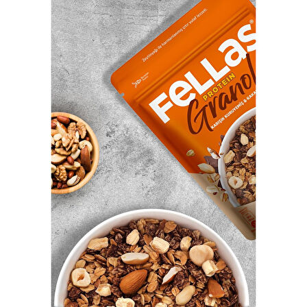 Protein Granola - Karışık Kuruyemiş & Kakao 270g