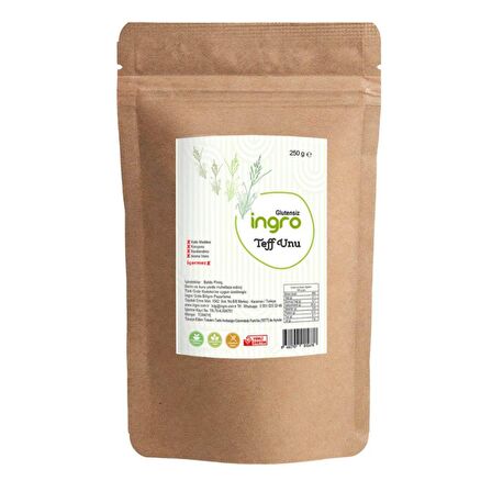 Glutensiz Teff Unu 250 gr