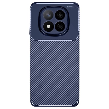 Xiaomi Redmi Note 14 Pro Plus Kılıf Auto Focus Karbon Kapak - Lacivert