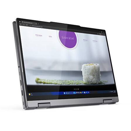 Lenovo Thinkbook 14 2-In-1 G4 Iml Intel Core Ultra 7 155U 80GB Ddr5 512GB SSD 14" Dokunmatik Wuxga 300NITS IPS Windows 11 Home Taşınabilir Bilgisayar 21MX002VTRH26 + Zetta Çanta