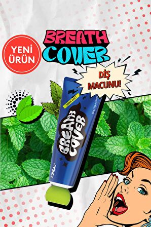 Bitkisel Özlü, Nane Aromalı Diş Macunu KUNDAL Deep Breath Cover Toothpaste (Herb Mint)