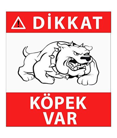 İŞ GÜVENLİĞİ 3 ADET LEVHASI DİKKAT KÖPEK VAR LEVHASI UYARI LEVHASI DİKKAT KÖPEK VAR İŞARET LEVHASI