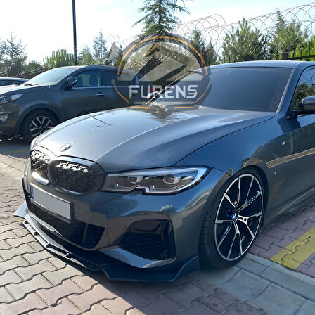 Bmw G20 3 Serisi Uyumlu Brabus Ön Lip 3 Parça Kanatlı Lip