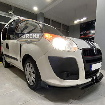 FİAT Doblo D3 - D4 Kasa Uyumlu Brabus Ön Lip 3 Parça Kanatlı Lip