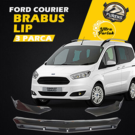 Ford Courier Uyumlu Brabus Ön Lip 3 Parça Kanatlı Lip