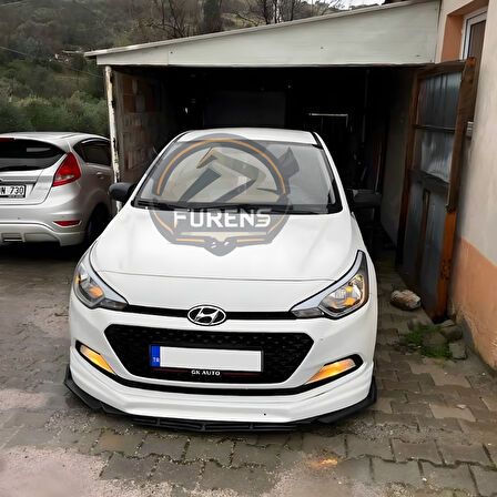 Hyundai I20 2014 Uyumlu Brabus Ön Lip 3 Parça Kanatlı Lip