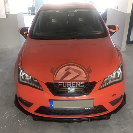 Seat Ibiza Mk4 2009-2017 Uyumlu Brabus Ön Lip 3 Parça Kanatlı Lip